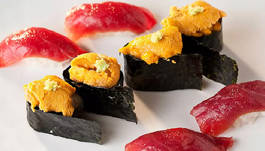 Nigiri: Uni and Maguro